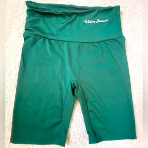 Whitney Simmons biker shorts